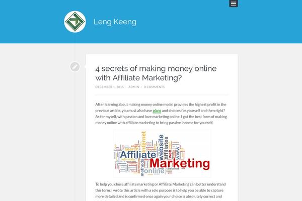 Lingonberry theme site design template sample