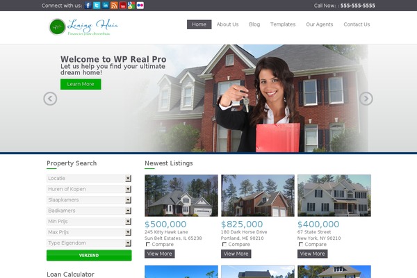 wprealpro theme websites examples
