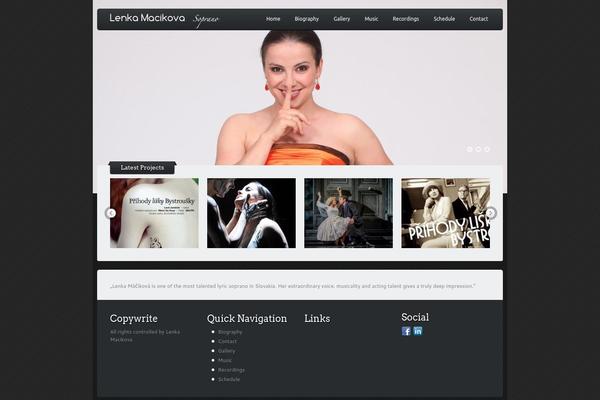 Mustang theme site design template sample