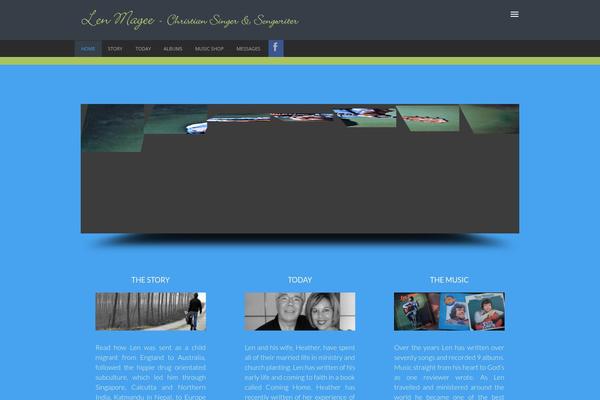 lenmagee.com site used Squarecode-wp