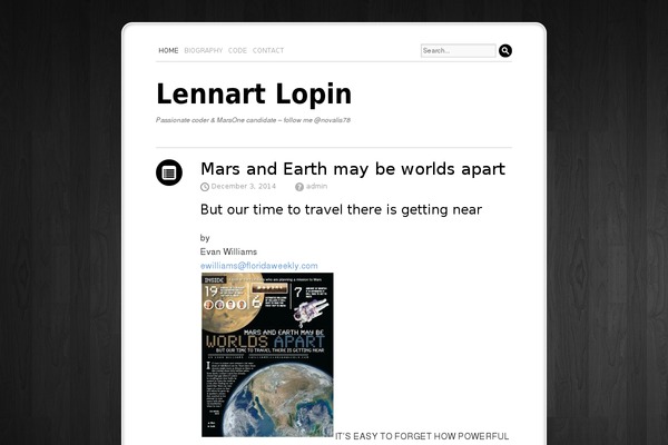 Site using Easy Social plugin