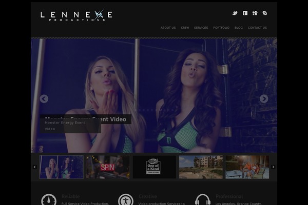 Catalyst theme site design template sample