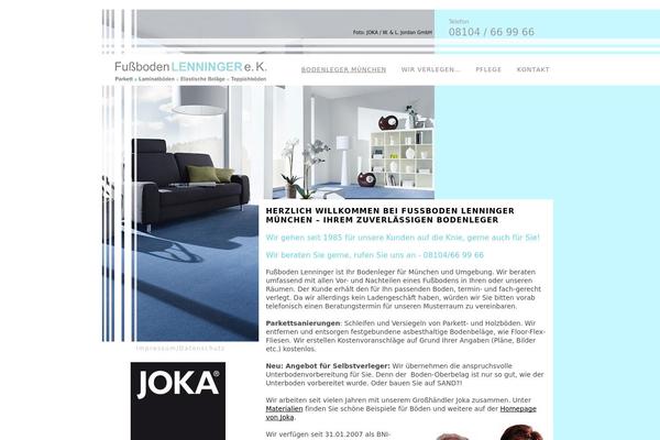 lenninger-boden.de site used Lenninger