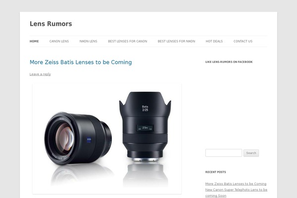 Site using Zamango Page Navigation plugin