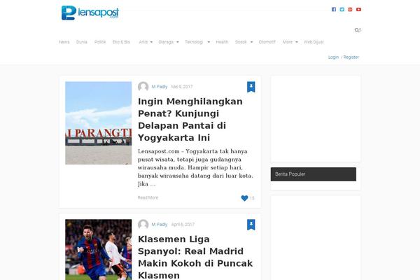 Mts_myblog theme site design template sample