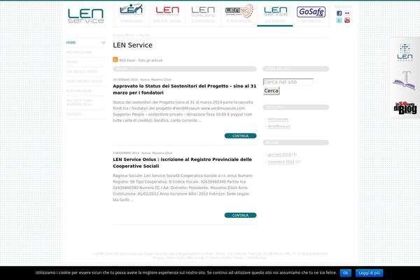 lenservice.it site used Len-id