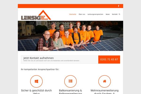 Site using WordPress Content Slide plugin