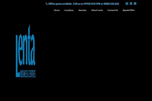 lentabusinesscentres.co.uk site used Lentatheme