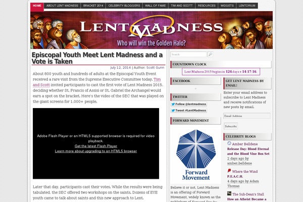 lentmadness.org site used RedLine