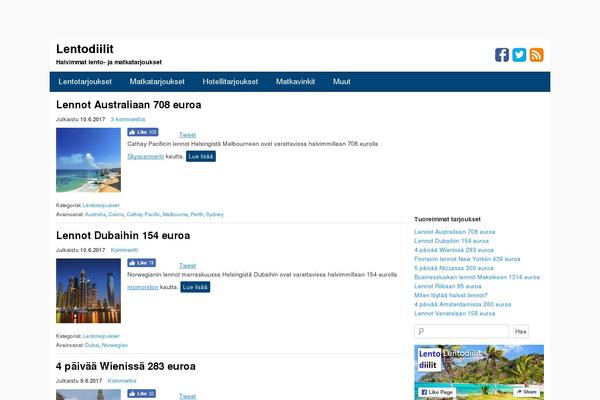 Site using Travelpayouts: Flights & Hotels Travel Search plugin
