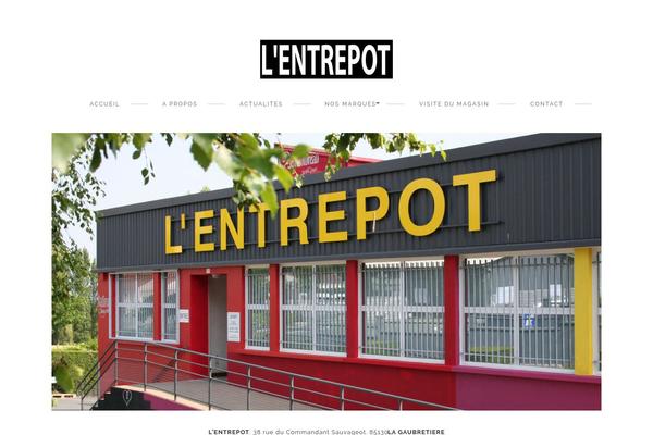 Van theme site design template sample