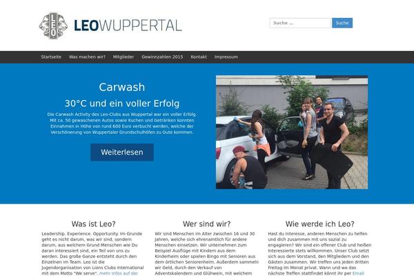 leo-club-wuppertal.de site used Responsive Mobile