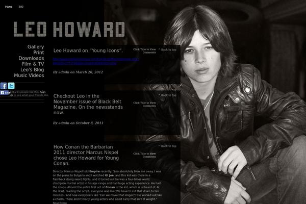 leo-howard.com site used Simple_portfolio