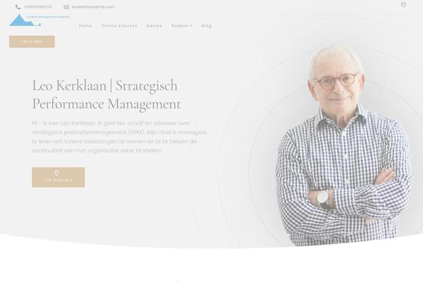 Ekko theme site design template sample