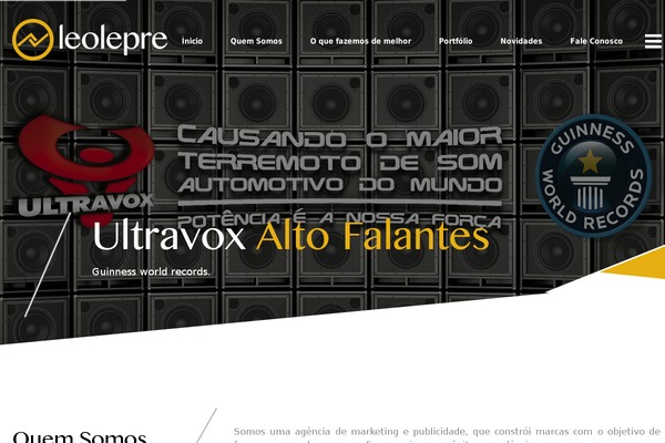 Qualia theme site design template sample