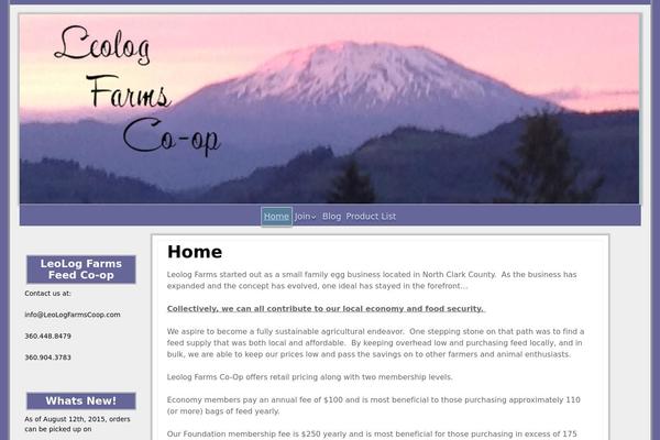Jolene theme site design template sample
