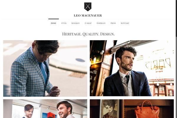 leomacenauer.com site used Leo-child