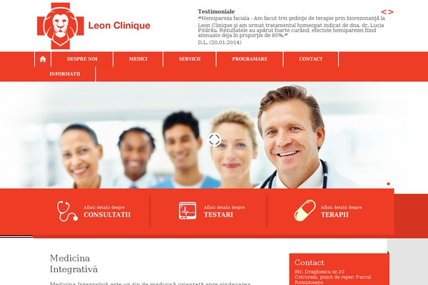 Medical Doctor theme site design template sample