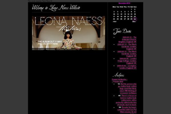 leonanaess.org site used Sunsetidea-10