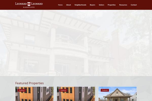 WP Residence theme site design template sample