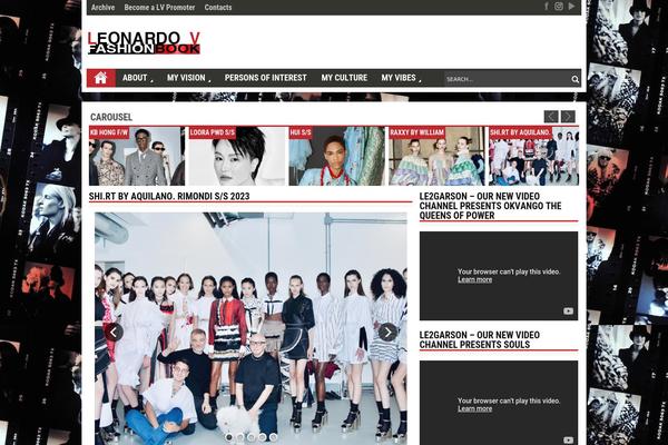 Scipio theme site design template sample