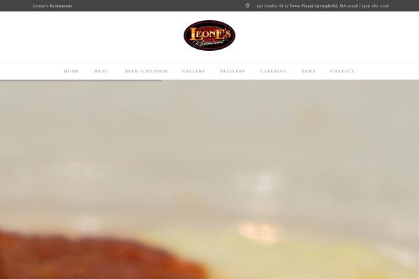 Ristorante theme site design template sample