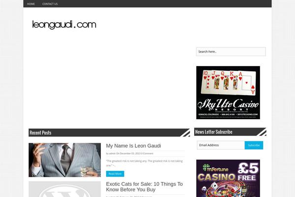 BresponZive theme site design template sample