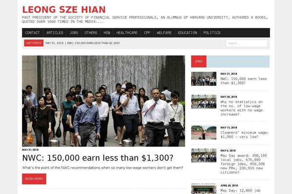 MH Newsdesk theme site design template sample