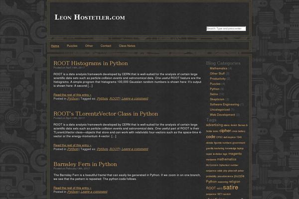 Steampunk theme site design template sample