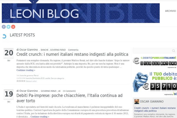 leoniblog.it site used Simplearticle