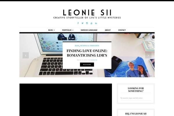 Sondos theme site design template sample