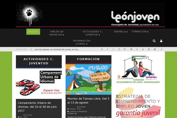 Valenti theme site design template sample