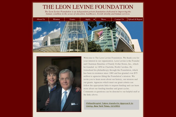 Leon theme site design template sample