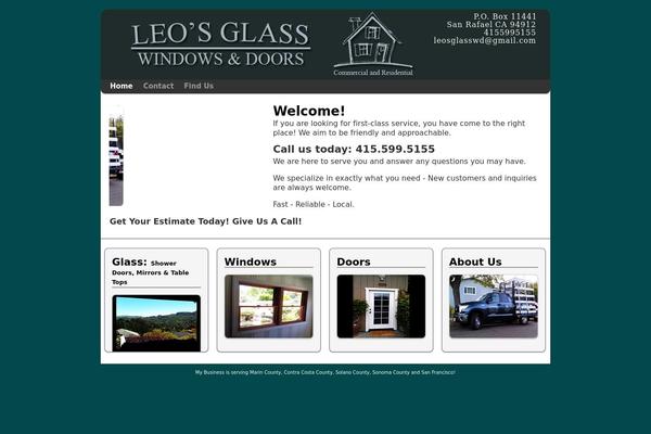 Smallbiz theme site design template sample