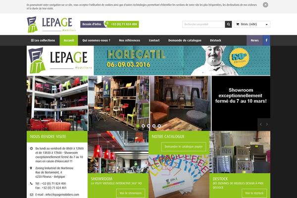 Roots theme site design template sample
