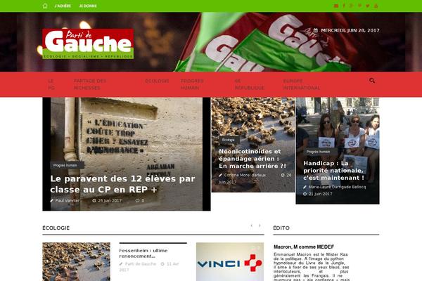 Newsstand theme site design template sample