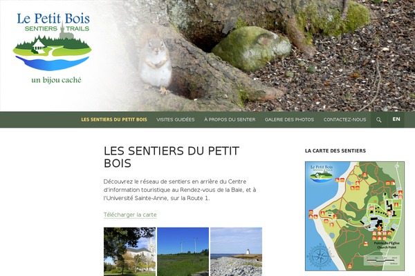 lepetitbois.ca site used Twenty Fourteen