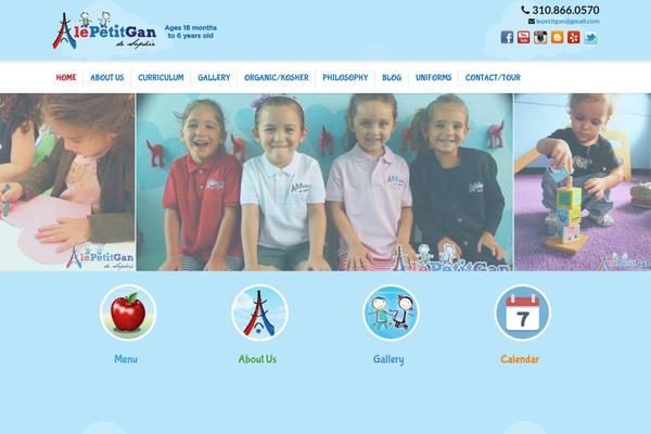 Kidslife theme site design template sample