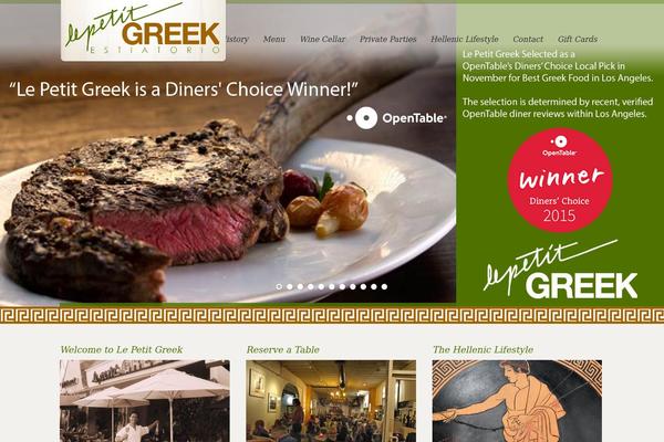White Rock theme site design template sample