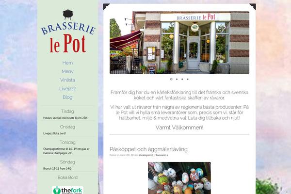 Eatery theme site design template sample