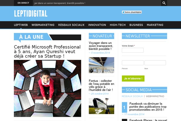 leptiweb.fr site used Maxwell