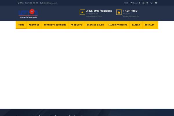 Structure-child theme site design template sample