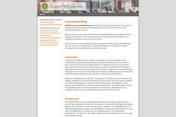 Oulipo theme site design template sample