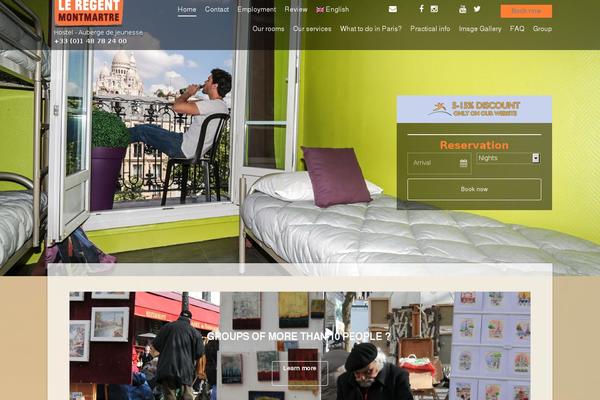 Site using Socials Ignited plugin
