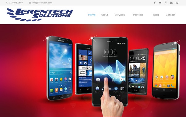 Impreza theme site design template sample