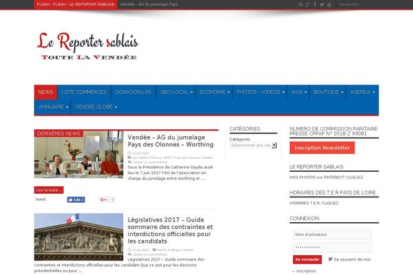 Site using Snax plugin