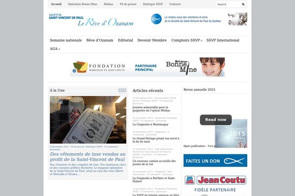 Unspoken theme site design template sample
