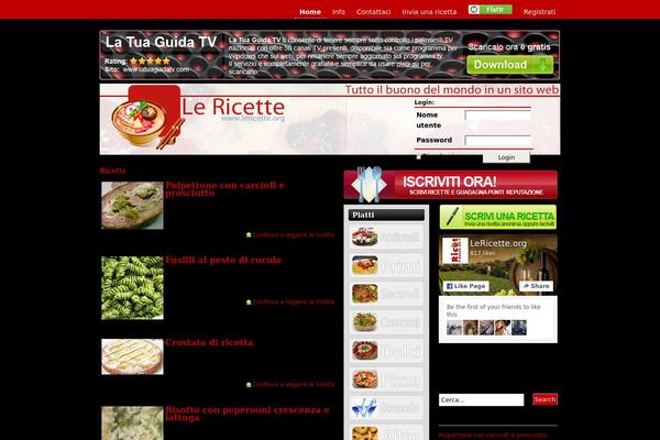 vita theme site design template sample