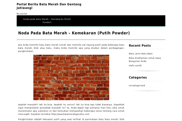 EzyReader theme site design template sample