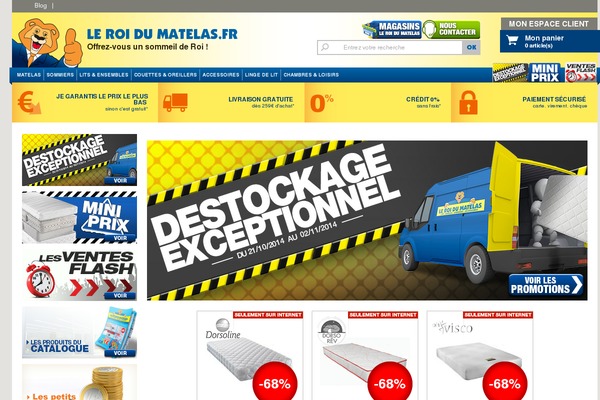 leroidumatelas.com site used Leroidumatelas